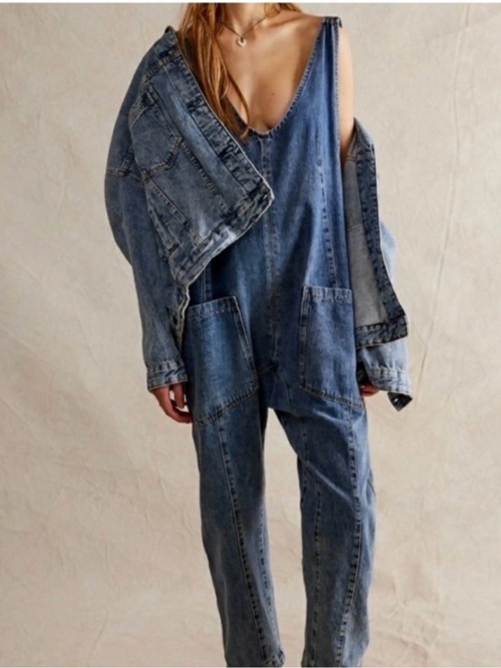 Free People We The Free High Roller Jumpsuit Overalls